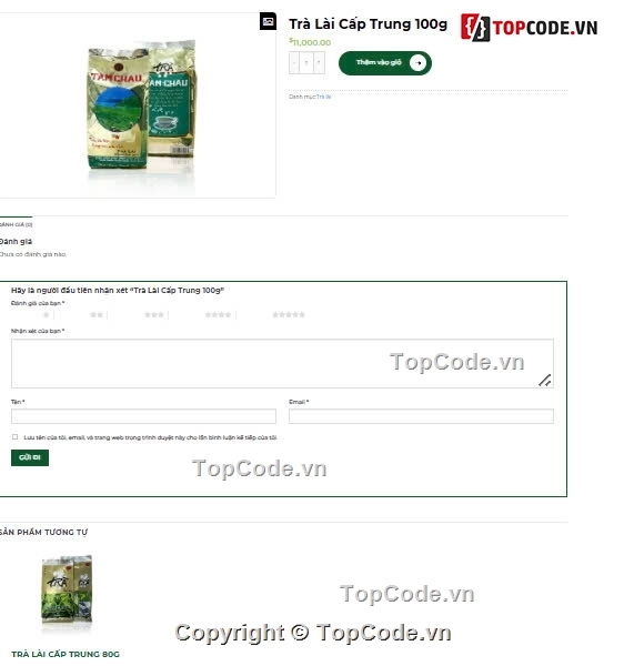 web bán trà xanh,trà đặc sản,trà cao cấp,Sharecode Website Bán trà đặc sản cao cấp
